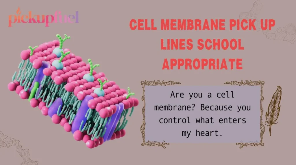 Cell Membrane Pick Up Lines School Appropriate