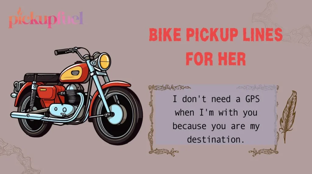 Bike Pickup Lines for Her
