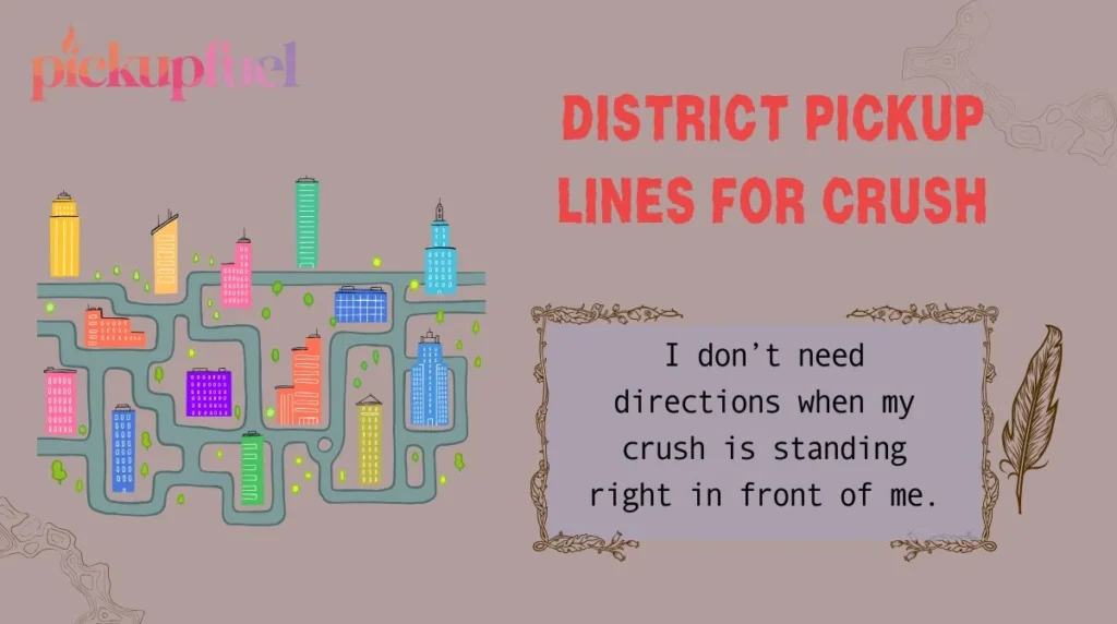 District Pickup Lines for Crush
