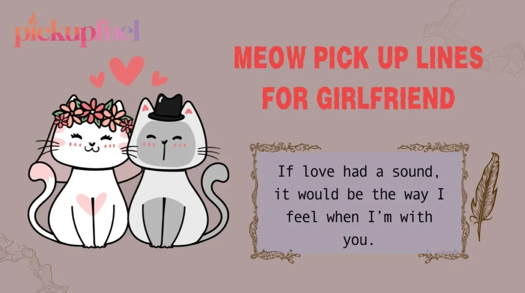 Meow Pick Up Lines For Girlfriend