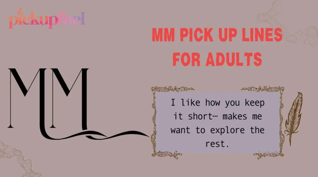 MM Pick Up Lines for Adults