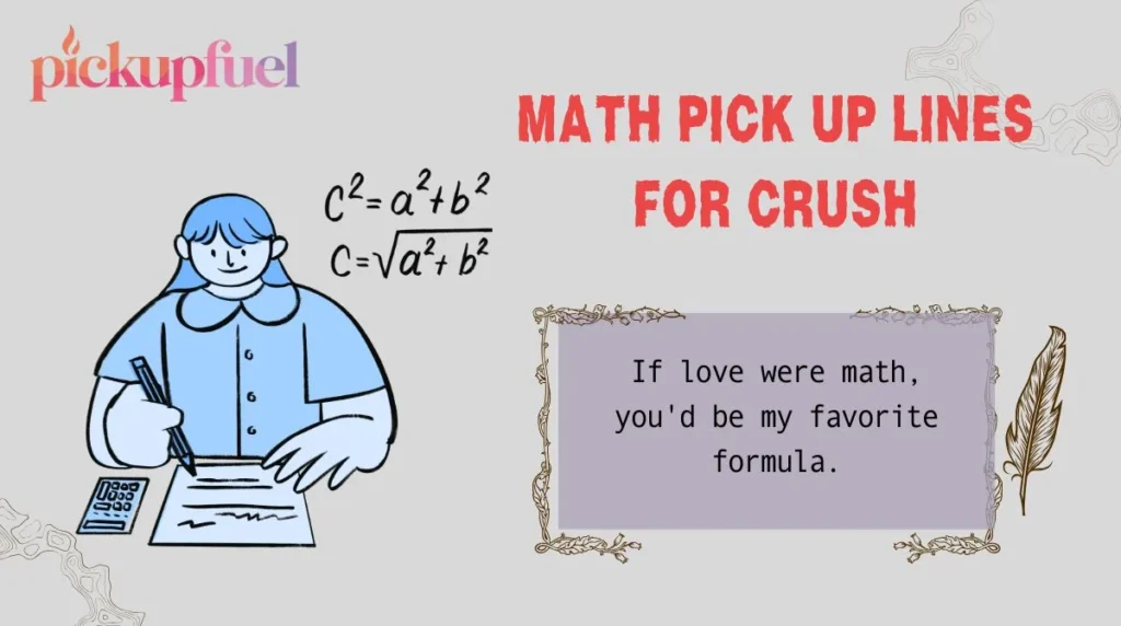 Math Pick Up Lines for Crush