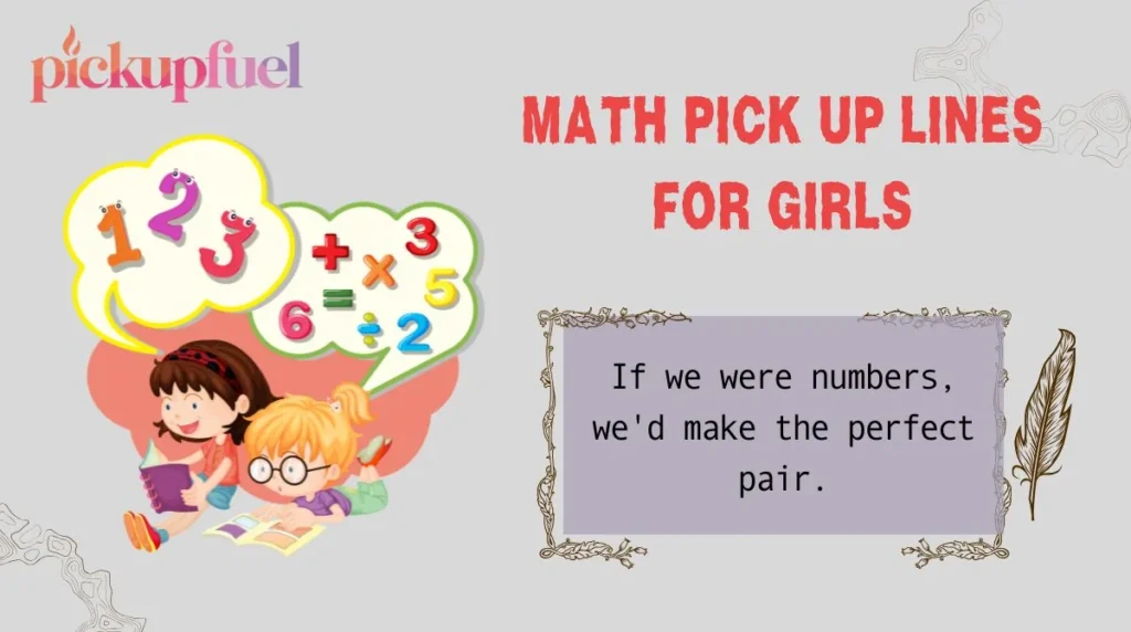 Math Pick Up Lines for Girls