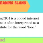 304 Meaning Slang