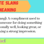 Ate Slang Meaning