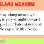 Cap Slang Meaning