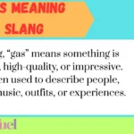 Gas Meaning Slang