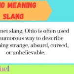 Ohio Meaning Slang